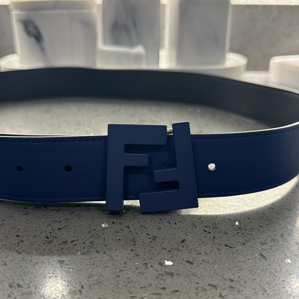 Original Fendi Blue Belt New
